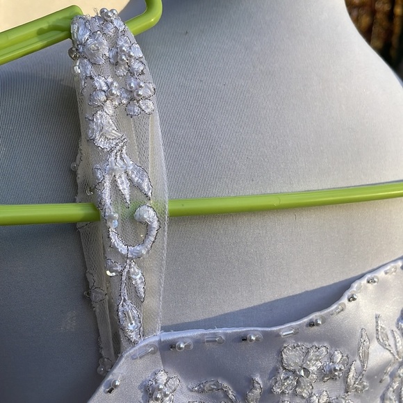 EUC- David's Bridal Flower Girl Dress Size 12 - Picture 6 of 14